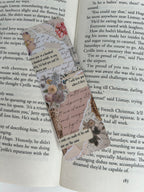 Scrapbook romance bookmark
