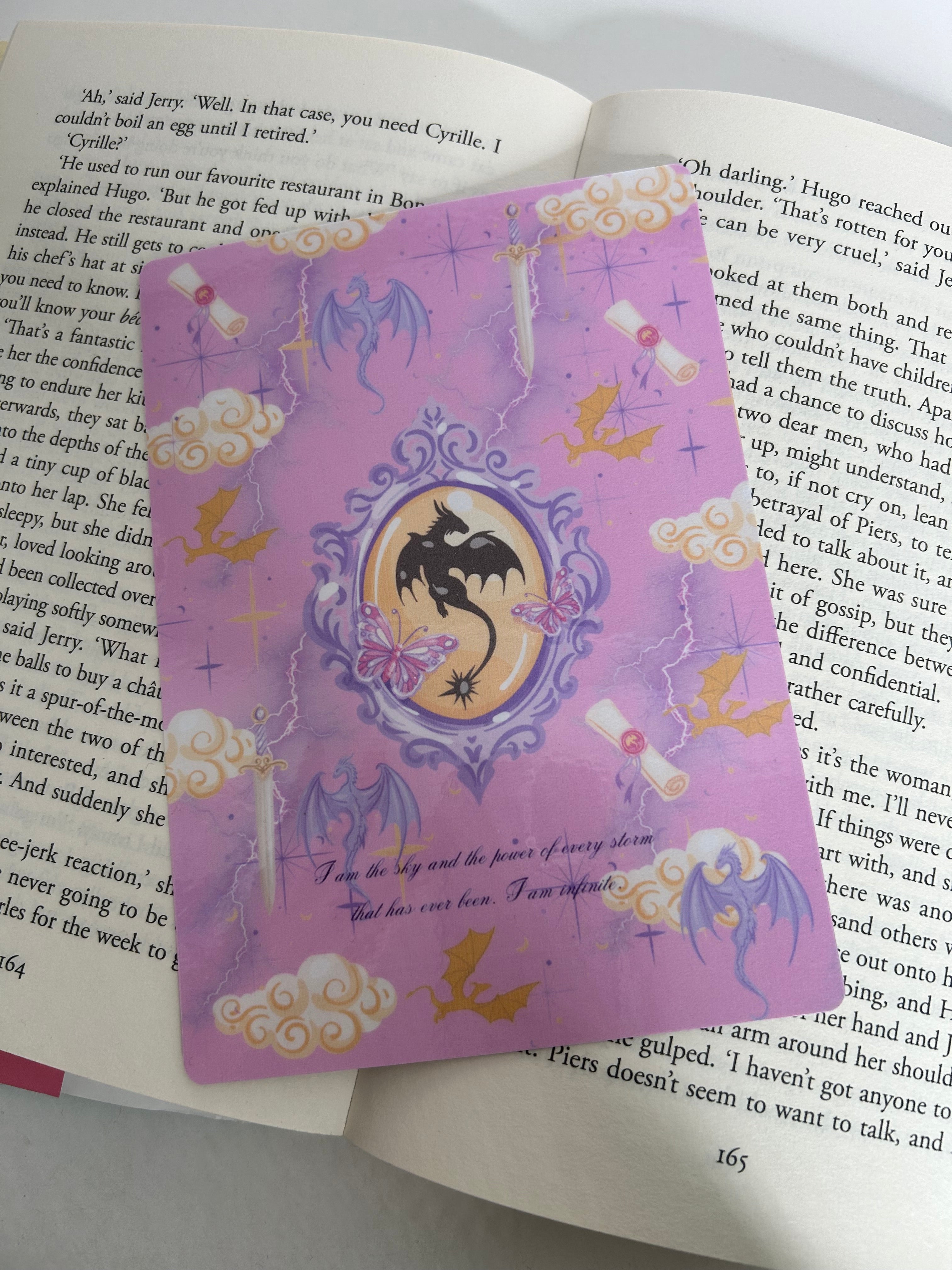 Fourth wing inspired kindle insert