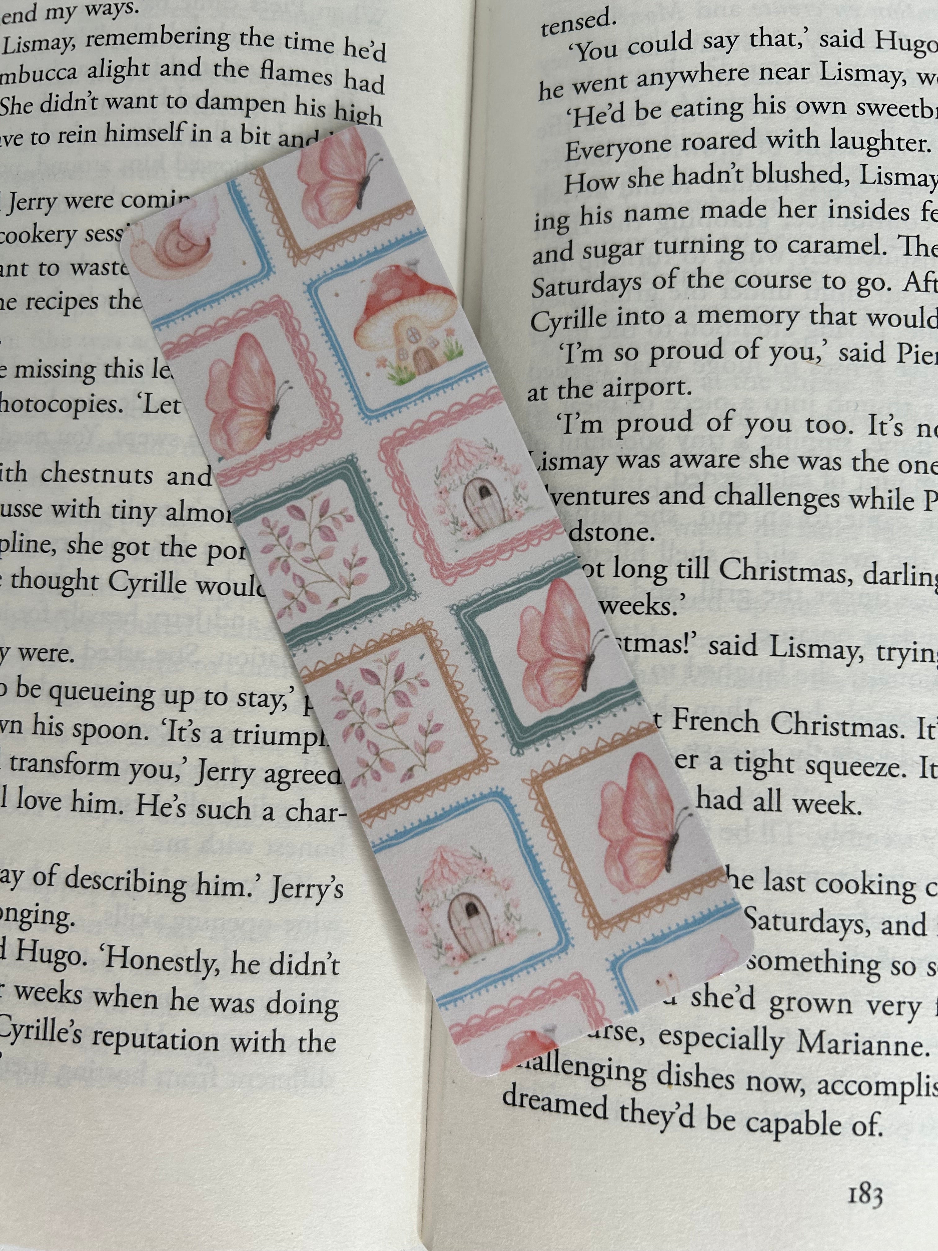 Cosy whimsical bookmark