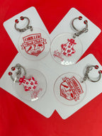 Bookish keychains